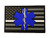 Thin White Line Star of Life EMT American Flag PVC Patch