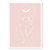 Woman Swimsuit Line Art 1 Peach Print Unframed