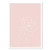 Sitting Woman Line Art Peach Print Unframed