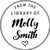 Custom Self-Inking Teacher Stamps - Grading Stamp -from The Library of - Circle with Heart-
