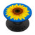 Sunflower Decor Girasol yellow Sun Flower Blue Background PopSockets PopGrip Swappable Grip for Phones  and  Tablets
