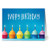 Happy Birthday Cards Bulk  24 Pack  Happy Birthday Rainbow Cupcake Row Designs  YELLOW ENVELOPES INCLUDED  Birthday Greeting Cards  Glossy Cover Blank Inside  By Note Card Cafe