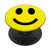 Happy Smiley Face Emoji -- Yellow Smileyface Emoticon Smile PopSockets Grip and Stand for Phones and Tablets