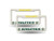 Oakland Athletics MLB Raised Letter White Plastic -2- License Plate Frame Set