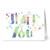 Note Card Cafe All Occasion Greeting Card Set with Green Envelopes - 24 Pack - Blank Inside Glossy Finish - Our Town Skyline - Bulk Set for Greeting Cards Occasions Birthdays