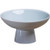 Pearlead Ceramic Footed Bowl Round Pedestal Bowl Decorative Fruit Bowl Holder Dessert Display Stand for Kitchen Counter Centerpiece Table Decor Serving Fruit Tray Small Green