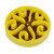 mcgrady1xm Slow Feed Dog BowlDog Bowl Slow Feeder Fun Bowl Slow Dogs Mulberry Feeder Slow Feed Interactive Bloat Stop Dog Bowl -Yellow-