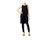 Alfani Womens Hi-Low Crossover Wrap Top Black 12