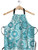 WONDERTIFY Blue Circle ApronBlue Ethnic Pattern with Snow and Stripes Bib Apron with Adjustable Neck for Men WomenSuitable for Home Kitchen Cooking Waitress Chef Grill Bistro Baking BBQ Apron