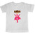 inktastic Superhero Girl Brown Hair Pink Baby T-Shirt 6 Months White 3c0f6