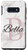Galaxy S10e Bella Pink Monogram Letter B Girls Personalized Name Case