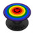 Rainbow Pride Flag Circle Pattern LGBTQ PopSockets Grip and Stand for Phones and Tablets