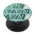 Cool Emerald Green Triangles Design PopSockets PopGrip Swappable Grip for Phones  and  Tablets