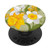 Yellow and white daffodil floral PopSockets PopGrip Swappable Grip for Phones  and  Tablets