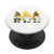 3 Cute Bee Gnomes Yellow Honey Bees Yellow Hats PopSockets PopGrip Swappable Grip for Phones  and  Tablets