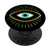 Yellow Evil Eye Black PopSockets PopGrip Swappable Grip for Phones  and  Tablets