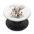 Realistic Elephant Beautiful Pretty Sunflowers White Yellow PopSockets Grip and Stand for Phones and Tablets