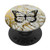 Black Butterfly Yellow White PopSockets PopGrip Swappable Grip for Phones  and  Tablets