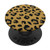 Leopard Print Cheetah Animal Pattern Neutral Tan Brown Black PopSockets PopGrip Swappable Grip for Phones  and  Tablets