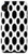 iPhone XS Max TRENDY BLACK  and  WHITE COLOR CIRCLE POLKA DOTS - Cell Phone Case