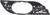 CPP Primed Plastic Passenger Side Fog Light Trim for Mercedes-Benz E-Class MB1039115