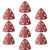 uxcell Detail Sander Sandpaper Triangular Sanding Paper Hook and Loop Sanding Pads Triangle Oscillating Multi Tool 240 Grits 6 Holes 10pcs