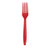 Classic Red Plastic Forks 72 ct