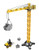 Toy State Caterpillar CAT Apprentice Tower Crane With Fork Lift Construction Vehicle Playset