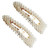 Euone_Jewelry Hair Claw Clips Women Girls Barrettes Hair Clip Crystal Elegant Pearl Hairpin Barrette HeaddressBarettes and Hair Clips for Women Teen Girls