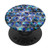 Isometric Galaxy Watercolor Geometric Triangles Blue PopSockets PopGrip Swappable Grip for Phones  and  Tablets