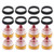 JUST N1 8pcs Round Shape Cake Mold Mousse Circle?Cake Mold Perforated?Round-Shape Mousse Circle Ring Tart Decorating?Non Stick Bakeware Tart?Round