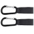 residentD 2PC Multifunctional Baby Stroller Hooks Clips for Hanging Diaper Bag Purse Kids Backpack Bag Clip for Stroller Clips Hang Shopping Bags Safe Outdoor -Black-