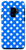 Galaxy S9 Blue White Polka Dot Circle Pattern Gift for Girls Women Case