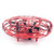 Hand Operated Mini Drone Helicopter Mini Drone UFO Ball Aircraft Toy with LED Light Flying Toy Drones for Kids or Adults Gifts -red-