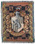 Warner Brothers JK Rowling Harry Potter,Hufflepuff Crest Woven Tapestry Throw Blanket, 48" x 60"