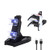 Dual Charge PS5 Controller Charger My Genik Playstation 5 DualSense Console Charger Charging Dock Station Stand USB Fast Charging Station with LED Indicator for Sony PS5 Controller