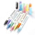 8 Color Doodle Dazzles Shimmer Marker SetDouble Line Outline Pens Metallic Highlighter for Scrapbook Drawing Painting Kids Christmas Gifts