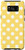 Galaxy S8 Plus Polka Dot Phone Case White and Yellow Pastel Retro Color Case