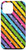 iPhone 12 mini Colorful Rainbow Stripe Pattern Circle Dot Overlay Case