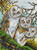Cross-Stitching Stamped Kits for Adults Owl Patterns Cross Stitch Counted Kits with 14CT White Fabric -Counted Kits Embroidery Kit for Beginners Cross Stitch Kits Home Decor 14.17x18.11 Inch