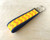 Fabric wristlet keychain key fob - Tonal Orange Chevron