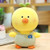 Cute and Warm Little Yellow Chicken Pillow Sofa Backrest Plush Toys for Children
