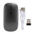 Caredy 2.4G Wireless Computer Mouse Rechargeable Ergonomic Computer Laptop Mice with USB Unifying Receiver Plug-and-Play Slim Silent Bluetooth Mouse for Notebook PC - Gray