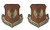 USAF Air Force Air Forces in Europe Command OCP Spice Brown Patch with Hook Fastener-2 Pack