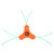 Ayunjia Universal ABS Grass Cutter Trimmer Head with Line String Lawn Mower Cutter Brush Head for M10x1.25 Left Hand Thread