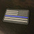 American Sheepdog Blue Line US Flag Patch - Ghost Reverse Side