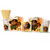 Moana Party Supplies Pack for 16 Guests - Straws, Dessert Plates, Beverage Napkins, and Cups