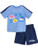 Pinkfong Baby Shark Toddler Boys Short Sleeve T-Shirt  and  Shorts Set 4T Blue