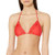 Luli Fama Womens Pineapple Fields Weave Triangle Bikini Top Luli Red X-Small