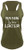 Ladies Racerback Tank Run Now Wine Later Funny Workout Alcohol Tee Military Green M